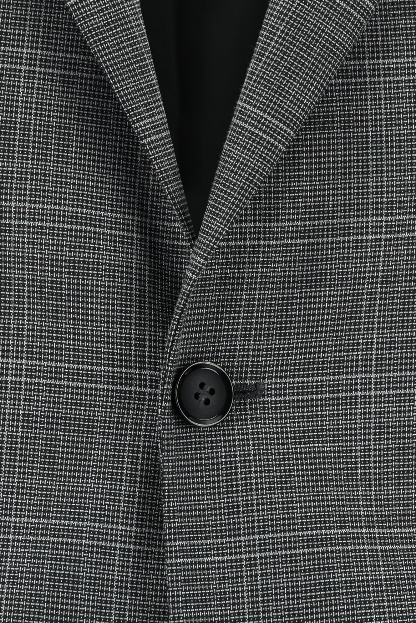 Koyu Füme 7 Drop Slim Fit Dar Kesim Ekose Takım Elbise - Image 4