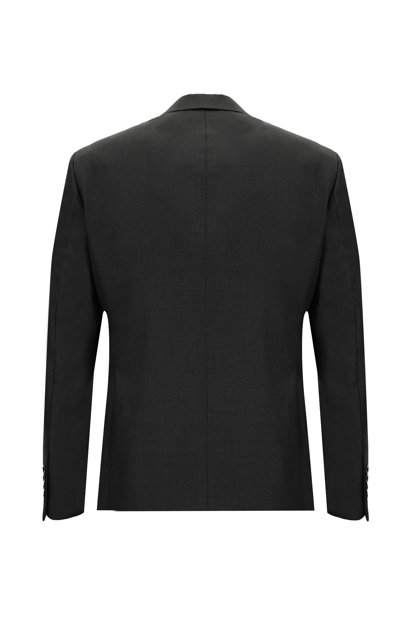 Koyu Füme 7 Drop Slim Fit Dar Kesim Kombinli Yelekli Takım Elbise - Image 3