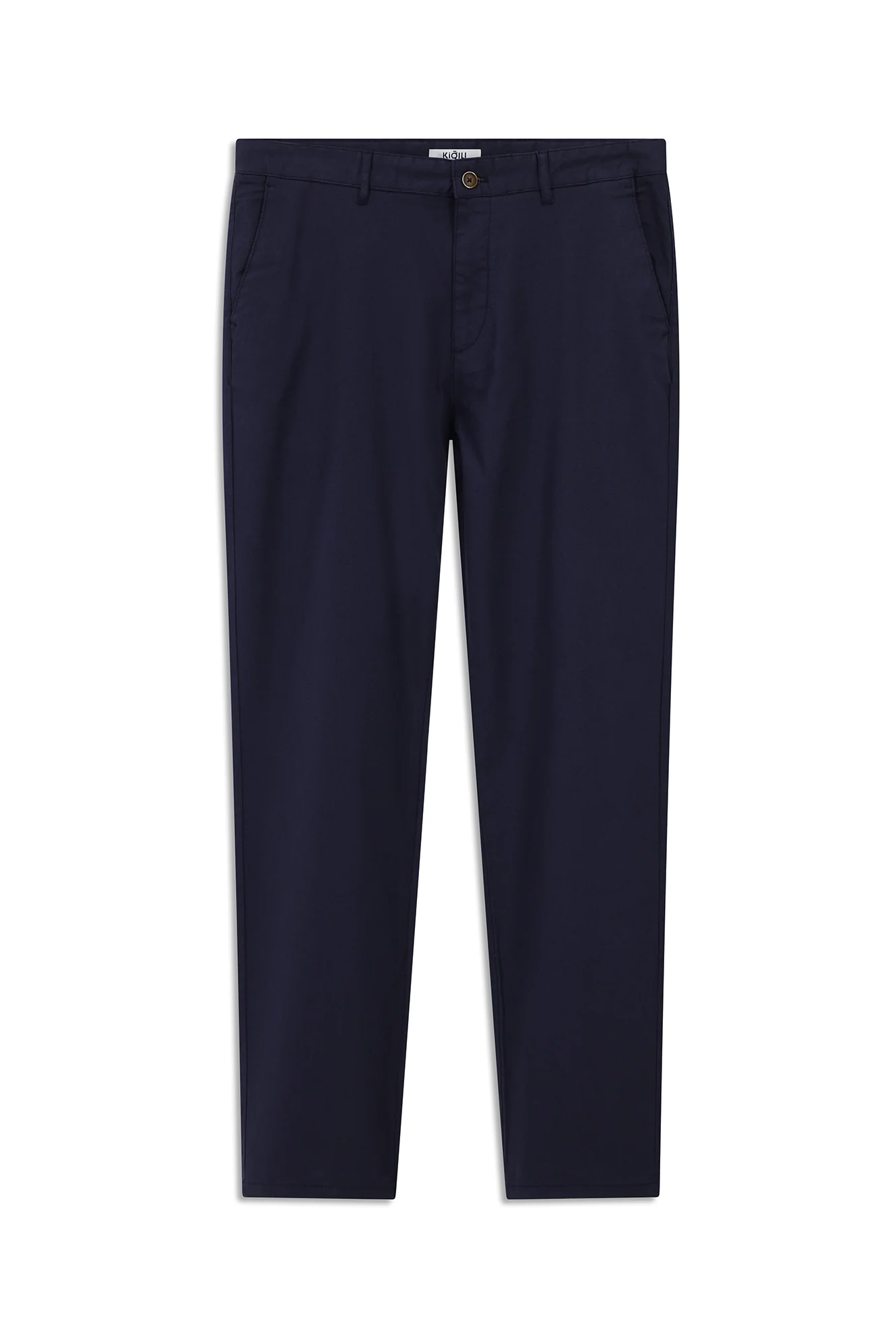 Koyu Lacivert 4 Drop Relaxed Fit Rahat Kesim Likralı Kanvas / Chino Pantolon - Image 4