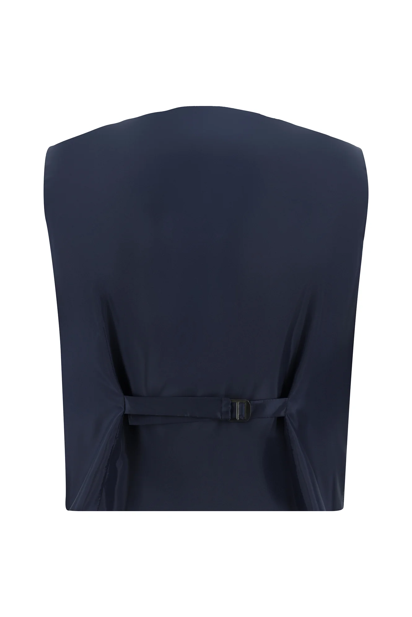 Koyu Lacivert 7 Drop Slim Fit Dar Kesim Ekose Yelekli Kombinli Takım Elbise - Image 5