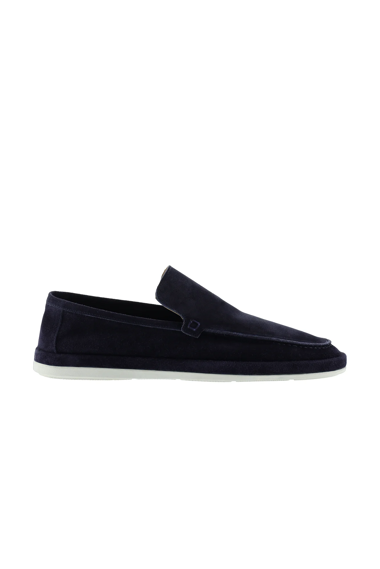 Koyu Lacivert Süet Casual Loafer Deri Ayakkabı - Image 4