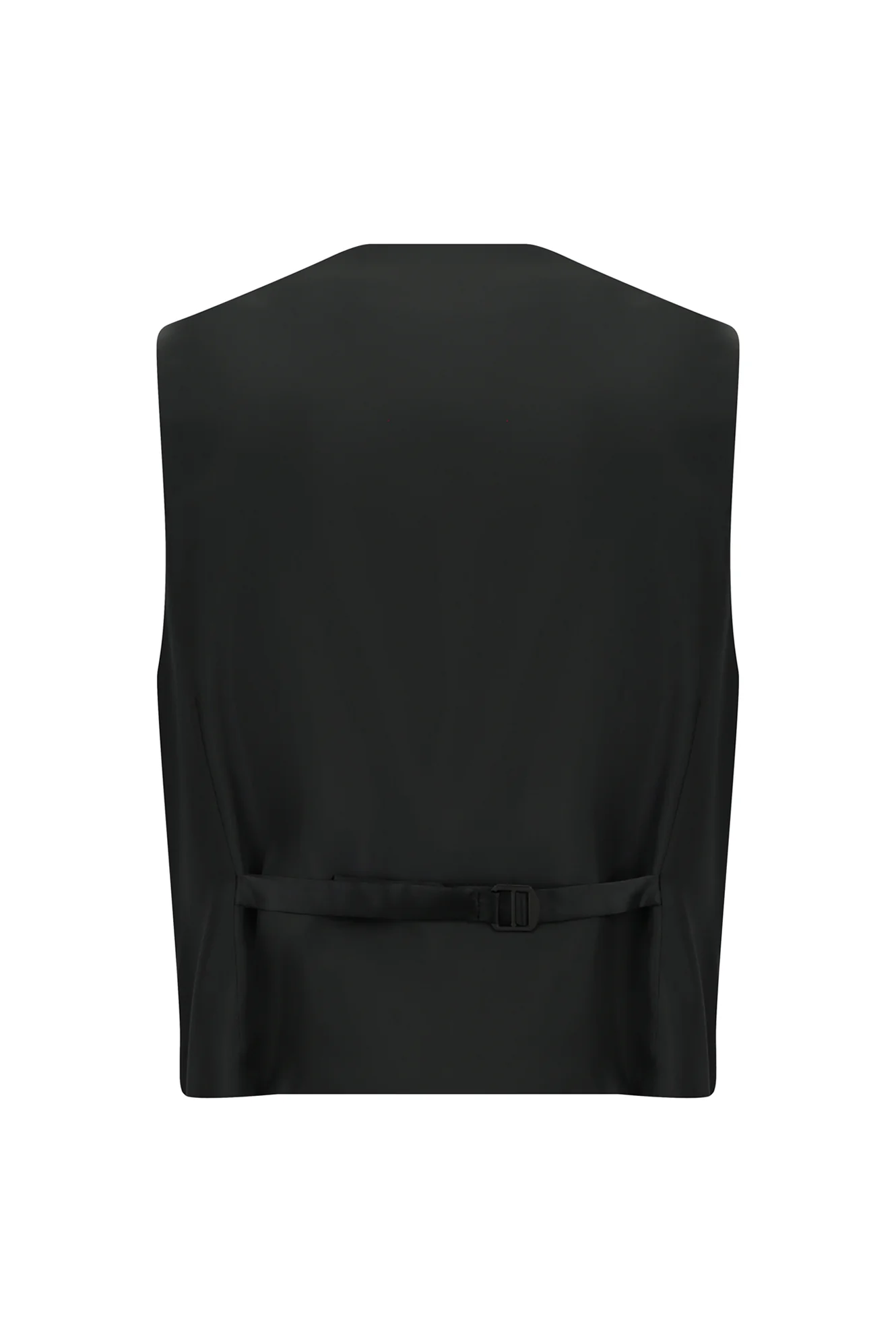 Siyah 6 Drop Regular Fit Standart Kesim Mono Yaka Yelekli Smokin & Damatlık - Image 5